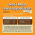 12oz 95% TRMC Real Meat Dog Treats - Bag of Bite-Sized Air-Dried Venison & Chicken Jerky for Dogs - Grain-Free Jerky