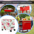 Sarogrorin 80 Waterproof Qt Rolling Cooler Cart Cover with Adjustable Drawstring Collapsible Ice Chest Cover for Party