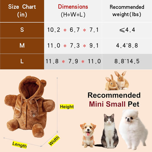 Gleegain Cozy 14.5 LBS Plush Dog Purse Carrier with Secure Harness Clip Dogs Tote Bag for Small Puppy Up to Soft Sided
