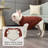 2 Layers Fleece Lined Warm Dog Jacket for Puppy, Soft Windproof Small Dog Coat, Brown, M