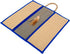 SmartyKat Clever Claws Carpet & Burlap Hanging Cat Scratch Mat, Brown/Gray with Blue Trim, One Size