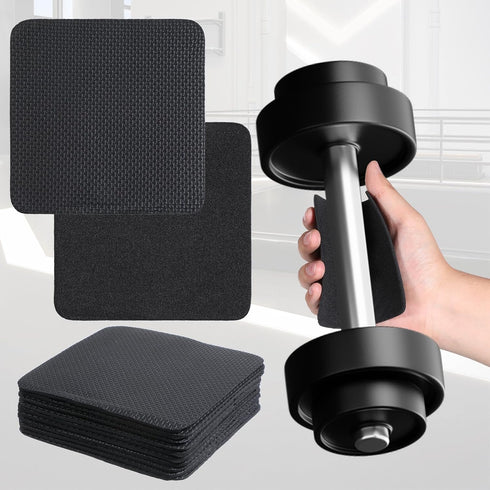 BOHUIZ 10 Pcs Gym Grip Pads for Weight Lifting Workout, Gym Hand Grips Lifting Grips Pull Up Gloves Neoprene Comfort No