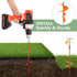 18''/30" Sets, Phopich Long Ground Anchor, Heavy Duty Earth Anchors Ground Anchors Screw in Kit with T-Handle Hex