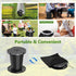 350LBS BLIKA Upgraded Retractable Portable Toilet with Soft Cushioned Seat, Foldable Camp Toilet for Adults & Kids