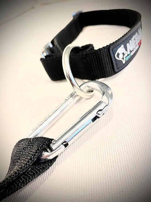 Neewa Bungee Dog Leash, 5 ft - 6.5 Ft when pulled, Black, Ideal for Walking, Running, Hiking, Training