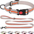 Martingale Collar for Dogs, Soft Neoprene Padded Reflective Collar and Leash Set, Safety Buckle Nylon for Puppy