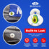 (4pcs) bibSNAPS Race Bib Clips - Safety Fasteners, Secures Running, Marathon, Cycling & Event Number, Non Magnetic