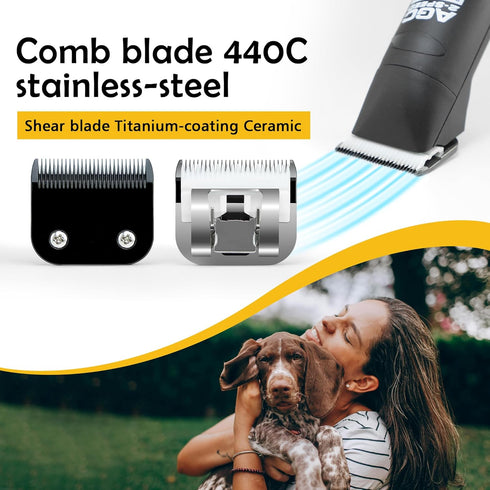30 Detachable Dog Grooming Clipper Replacement Blades, Compatible with Andis, Oster A5, Wahl KM Series Clippers