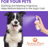 Dog Coat Conditioning Spray - Pet-Friendly Detangler with Natural Essential Oils for Dogs - Lavender Chamomile 4.5 oz.