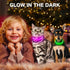 BSEEN Light Up Dog Collars, Rechargeable LED Puppy Collar, Glowing TPU Cuttable Collar for Small Medium Large Dogs (XS,