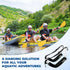 Yes4All Kayak Storage Rack - 400lbs Kayak Wall Mount Rack with 4 Adjustable Levels for Indoor & Outdoor Storage