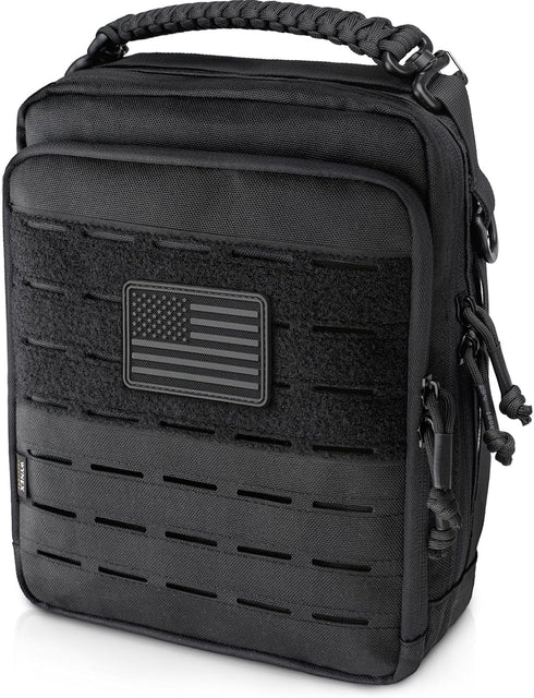 WYNEX Tactical Molle Admin Pouch, Utility EDC Organizer, Double Layer Design Medical EMT Attachment Bag