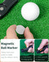 GreenHaven 2-6 Pack Golf Divot Repair Tool, Foldable Metal Green Tool with Magnetic Putt Alignment Ball Marker
