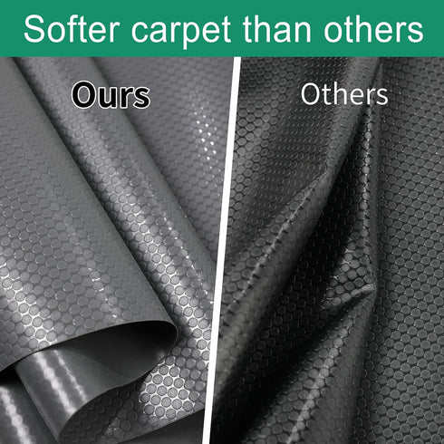 Bearded Dragon Tank Accessories, Reptile Mat for Leopard Gecko, Non-Adhesive Substrate Liner (18"x36" Grey)