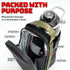 11LB 46oz Magnetic Gym Bag - Ultra-Strong Force, with Towel Loop, Bottle Holder, Magnetic Gym Water Bottle Bag For Gym