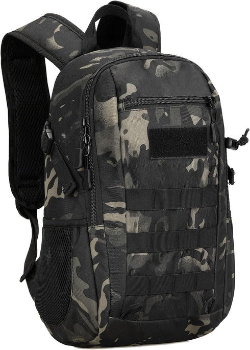 HUNTVP Mini Daypack Military MOLLE Backpack Rucksack Gear Tactical Assault Pack Bag for Hunting, Camping, Trekking
