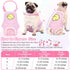 Nuanchu 3 Pcs Female Dog Diaper Sanitary Panties - Adjustable Washable Reusable Doggie Diapers for Small Medium Large