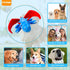 14 Inch Durable Plush Dinosaur Dog Toys with Squeaker, Crinkle Paper Stuffed Chew Toys for Small Middle and Large Dogs