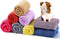 Buryeah 8 Piece Multi Animal Cage Liners Fleece Bedding Mats Warm Towels