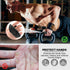 HTYCLINE Fingerless Gym Gloves for Men & Women - Rubber Anti-Slip Workout Gloves with Sweat Absorption, Durable Palm