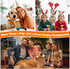 6-Pack Kseroo Indestructible Dog Toys for Aggressive Chewers: Peanut Butter Flavored Hard Nylon Bone Chew Toys, Tough