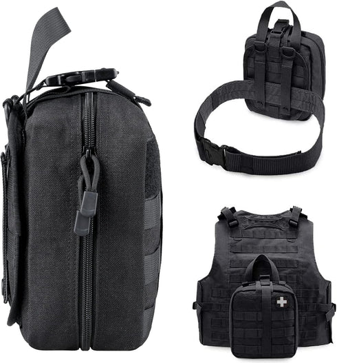 1000D LIVANS First Aid Bag Empty Medical Ifak Pouch Molle EMT Pouches Rip-Away Tactical Military Trauma Emergency Medic