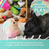 SNUG AROOZ Snugarooz Nacho Kitty Plush Cat Toy with Catnip Inside & Repair Patch Crinkle Sounds & Squeaker Engaging