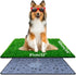 Alckijy Pee Pads for Dogs with Fake Grass, 32" x 24" Indoor Artificial