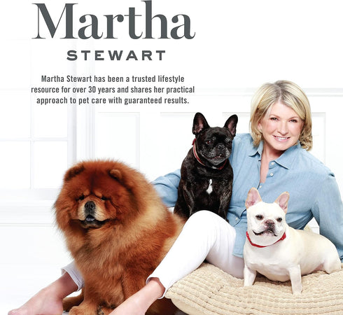 Martha Stewart Pets Waste Bag Dispenser with 30 Unscented, Tear-Resistant Dog Poop Bags