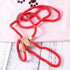 POPETPOP Nylon Dog Slip Training Leash Collar Rope for Pets, Red