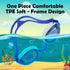 Water Gear Minnow Anti-Fog Swim Goggles, Competition Goggle for Boys & Girls, Comfortable Fit