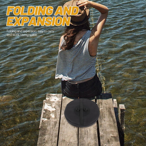 ABOOFAN Small Chair Cushion Fishing Accessories Stool pad Folding Chair Storage fold seat pad seat Cushion Foldable