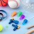 Skylety 8 Pieces Bite Valve Replacement Silicone Mouthpieces for Hydration Pack Bladder, Green, Orange, Blue, Purple