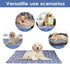Langsprit Dog Cooling Mat, Washable Non-Toxic Cooling Pads for Dogs & Cats, Summer Sleeping Kennel Mats, Small Ice