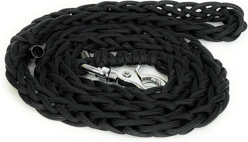 Martingale Dog Collar for Greyhound Saluki Whippet and Similar Breeds, 2'' Wide (M 11''-14'' and Leash Set), Red, Black
