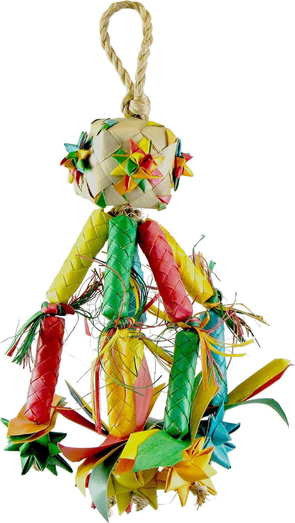 Planet Pleasures Firecracker Piñata Bird Toy, Small Size