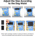 5 Pack Dog Diapers Male Reusable, Belly Bands for Male Dogs, High Absorbing Dog Pee Wraps for Doggie in Incontinence