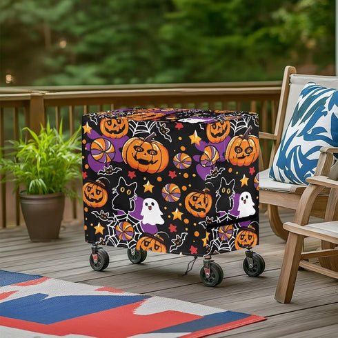 Sarogrorin 80qt Rolling Cooler Cart Cover with Adjustable Drawstring Heavy Duty Durable Outdoor
