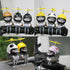 wonuu Duck Bike Bell with Light and Helmet, Cute Hamster Bicycle Horn, Dashboard Decoration Hamster Toy