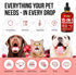 D3 2 oz Liquid Multivitamin for Dogs with Glucosamine Help with Allergies & UTIs Dog Vitamins and Supplements Cat