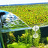 Aquarium Floating Plant Corral, Clear Plastic Fence for Separating Floating Plants in Fish Tank