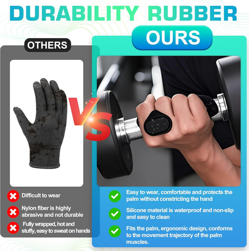 MYUDEGEAS Original Weight Lifting Grips for Men Women Deadlifts, Rows,The Alternative to Gyrp Grips for Weight