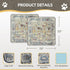 Washable Pee Pads for Dogs Large, 2 Pack, 48" x 48" Reusable Puppy Pads, Super Absorbent Leakproof Waterproof