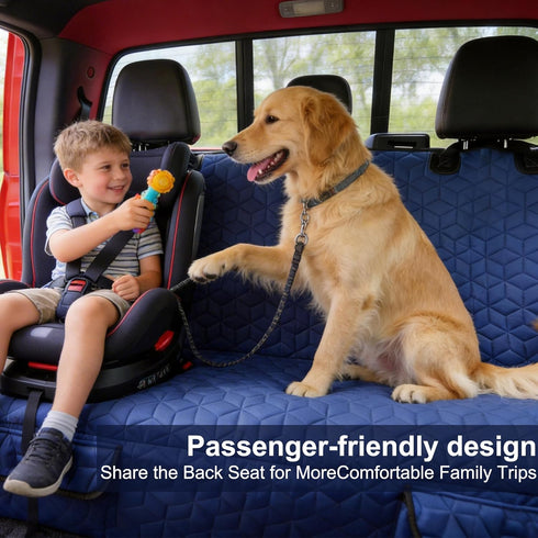 1500/Sierra/Silverado Meginc Dog Car Seat Covers for Back Seat, Heavy Duty Pet Bench Seat Covers for Trucks Waterproof