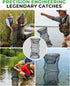 XYCCRX 4Pack 10m Crawfish Trap, Minnow Trap, Collapsible Fish Trap - Foldable Mesh Fishing Net for Crab, Shrimp
