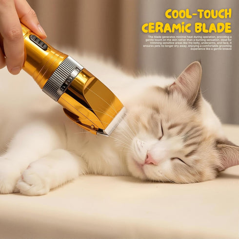 Lumirio 36V Trimmer 2 10ft Professional Dog Clippers for Grooming Thick Hair, Heavy Duty Sheep Shears for Cats Large