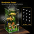 Jumping Spider Enclosure,Escape Proof Reptile Tank,Transparent Acrylic Complete Bug Habitat,Praying Mantis