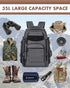 Tactical Laptop Backpack for Men, Military Backpack in Grey