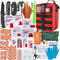 First Aid Kit, Military Grade Outdoor Tactical Gear Set for Camping, Travel, Hunting, Hiking Adventures (RED)