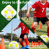 TFengfly 4 Soccer Ball Size with Pump Needle Classic Thicker PU Tight Weaved Suitable for Youth Boy Girl League Game